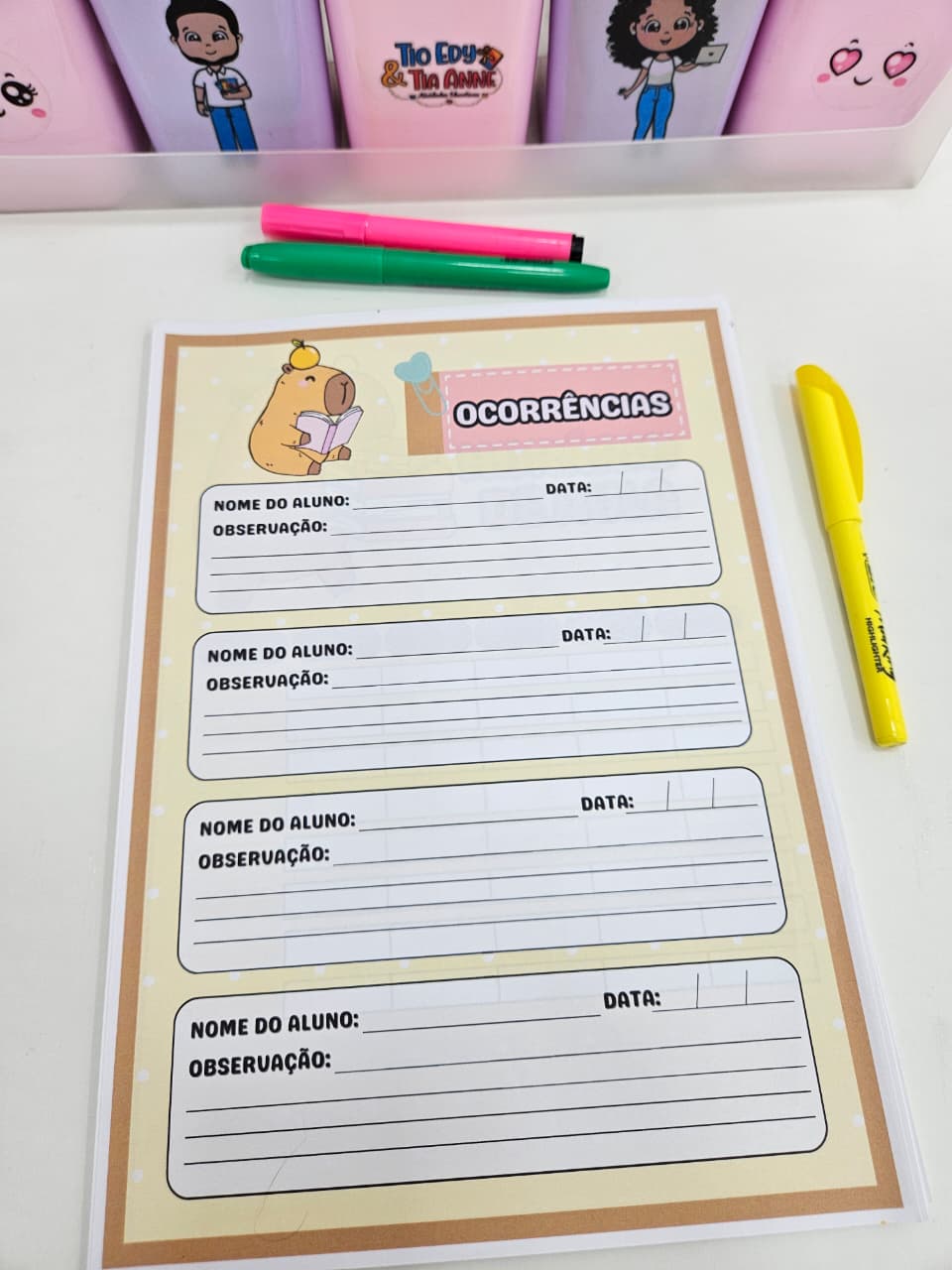 Planner da Professora 2026 - Capivara - Imagem 19