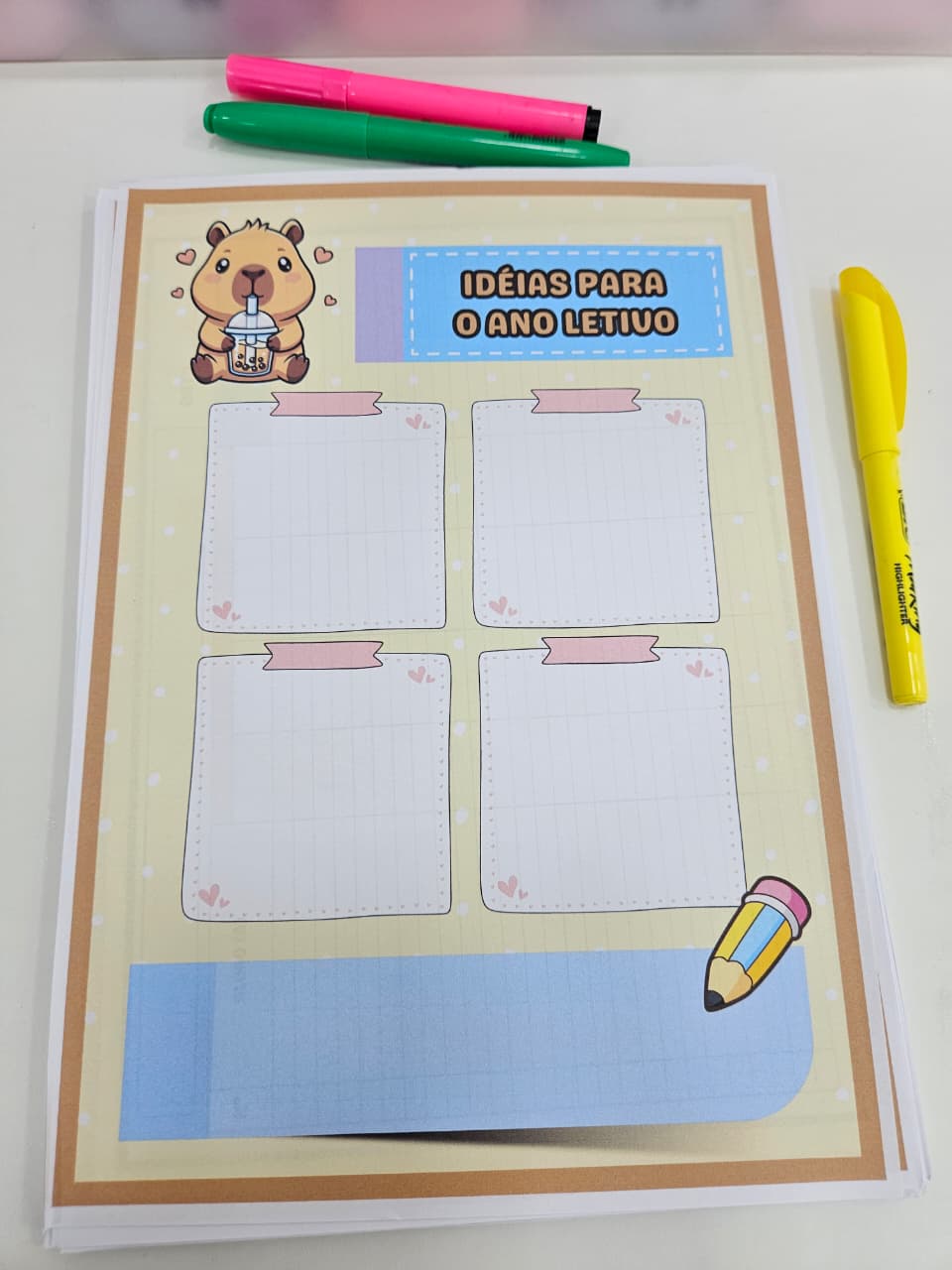 Planner da Professora 2026 - Capivara - Imagem 8