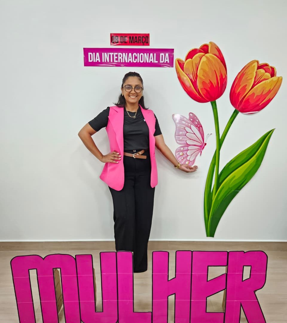 PAINEL DIA DA MULHER - TULIPA GIGANTE