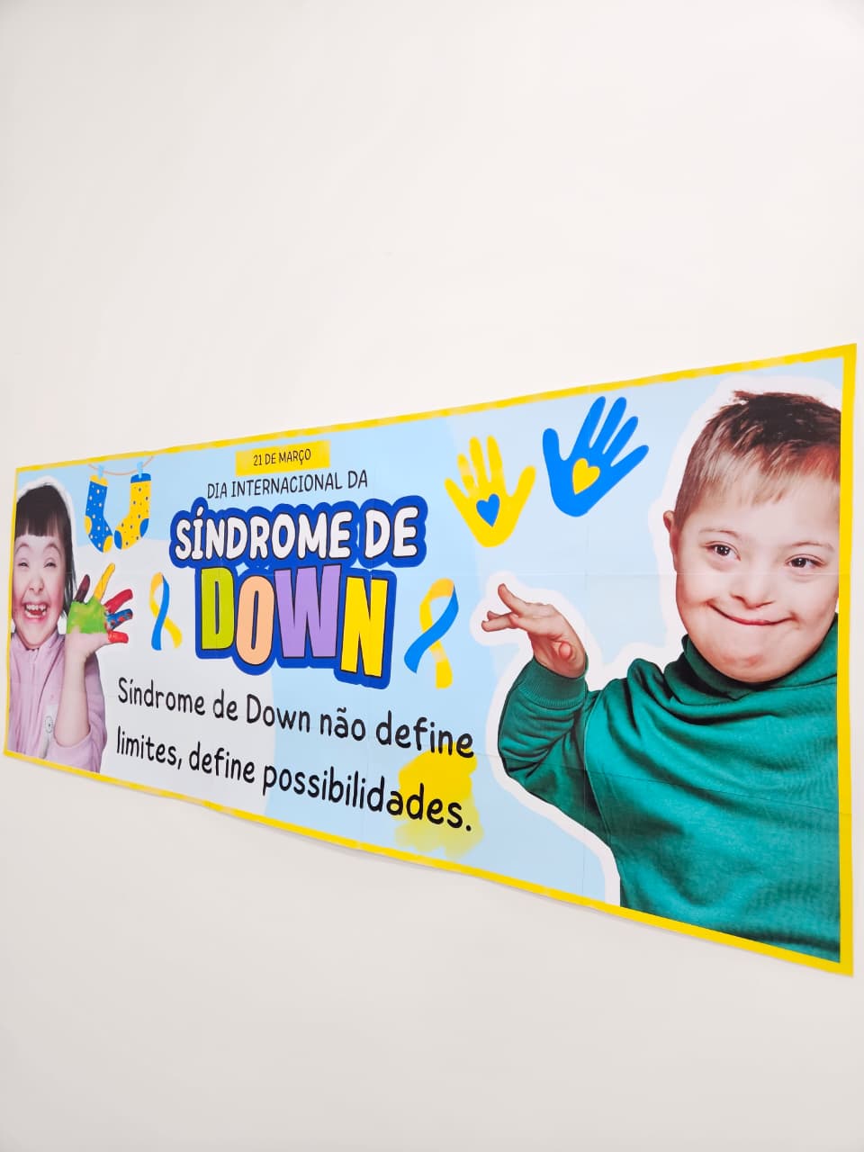 CARTAZ DIA INTERNACIONAL DA SÍNDROME DE DOWN