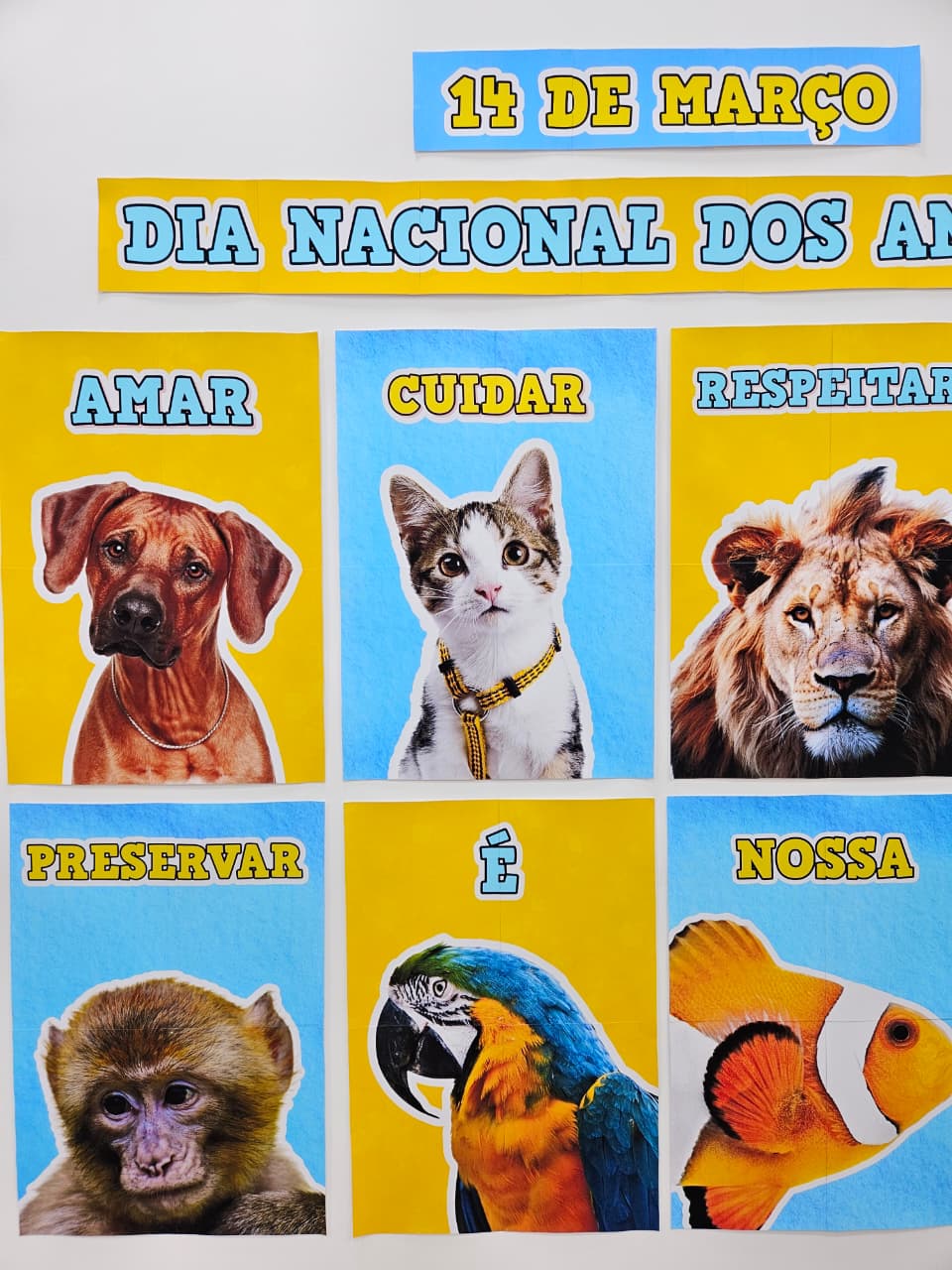 PAINEL DIA NACIONAL DOS ANIMAIS - CARTAZES - Imagem 6