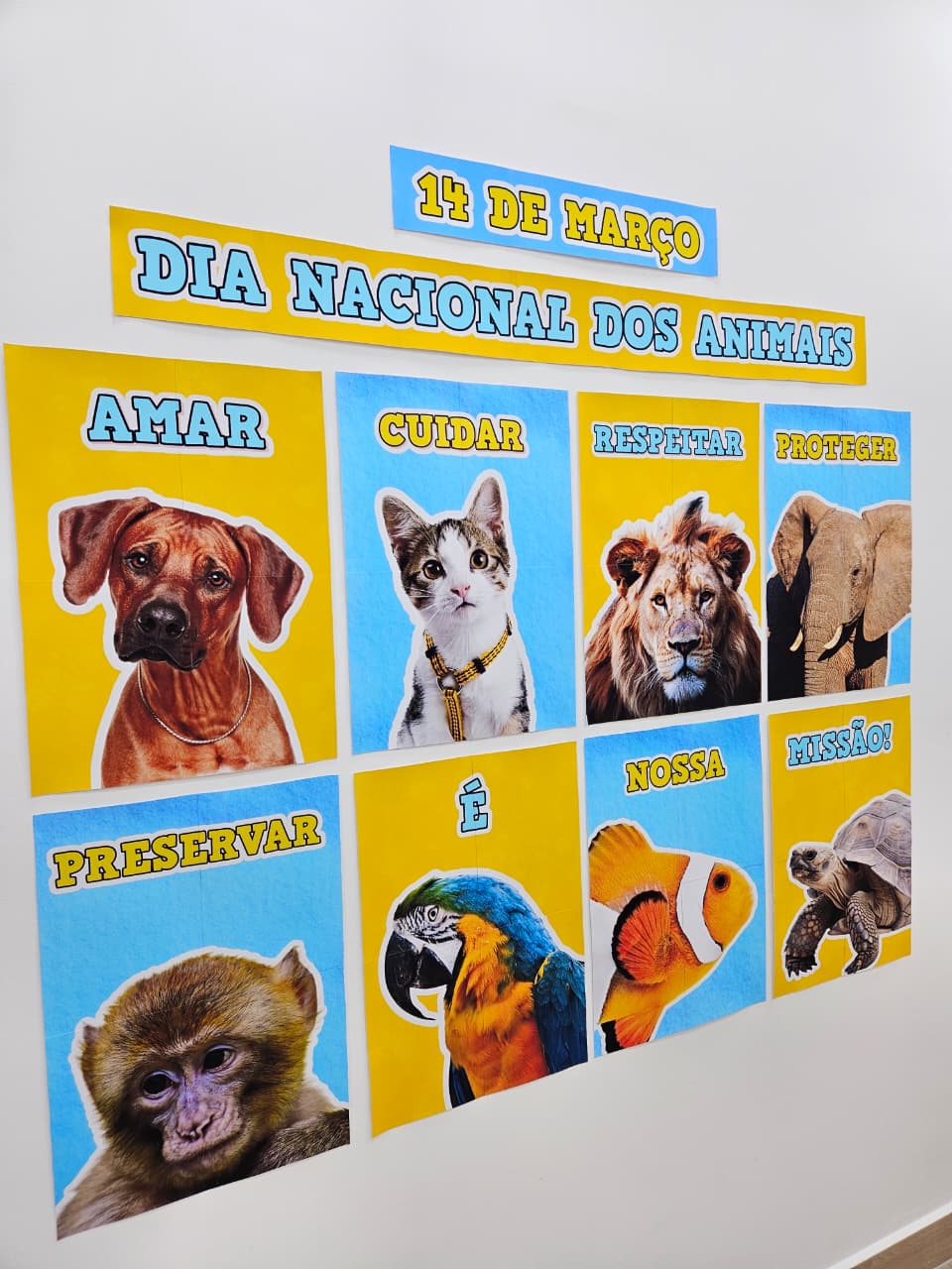 PAINEL DIA NACIONAL DOS ANIMAIS - CARTAZES - Imagem 7