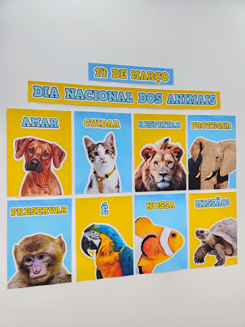 PAINEL DIA NACIONAL DOS ANIMAIS - CARTAZES - Imagem 9