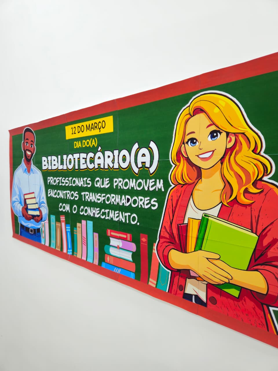 DIA DO(A) BIBLIOTECÁRIO(A) - CARTAZ E LEMBRANCINHA - Imagem 6