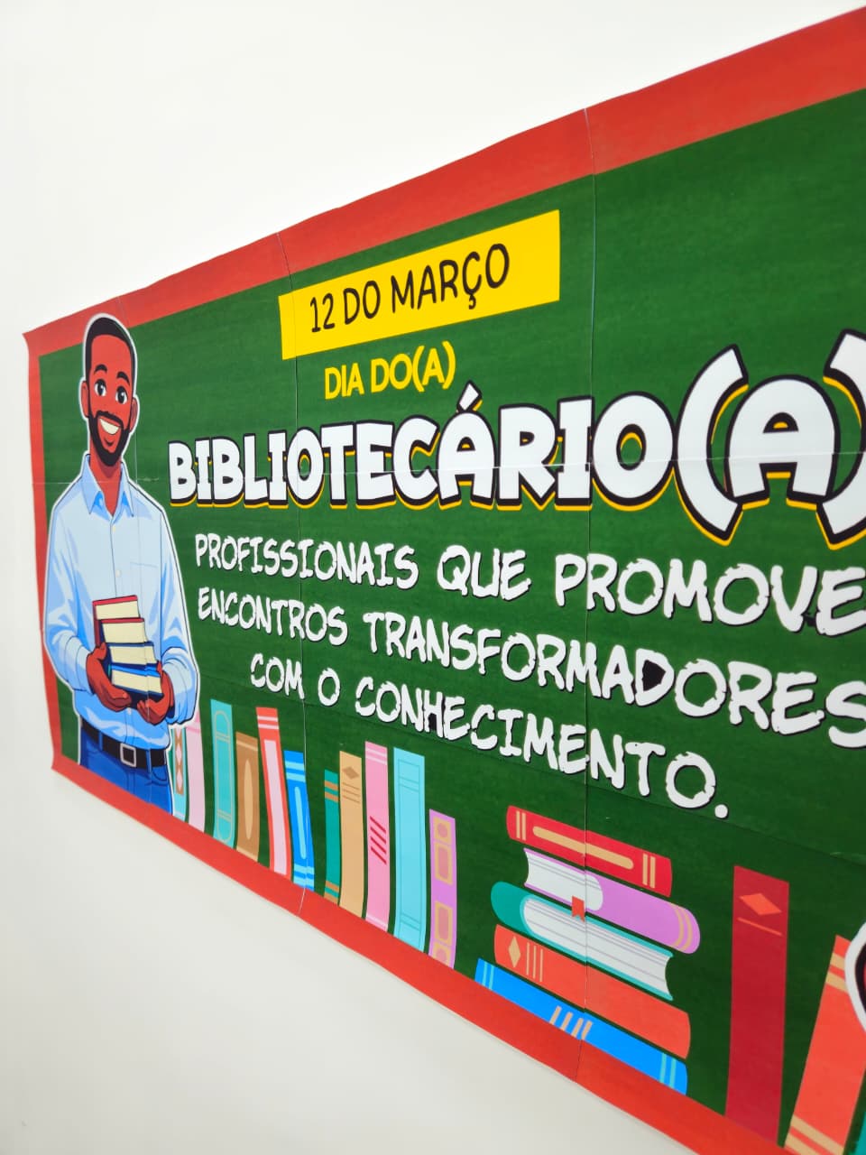 DIA DO(A) BIBLIOTECÁRIO(A) - CARTAZ E LEMBRANCINHA - Imagem 5