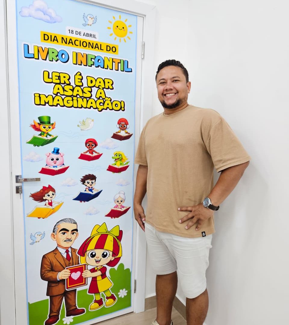 CARTAZ DE PORTA - DIA NACIONAL DO LIVRO INFANTIL