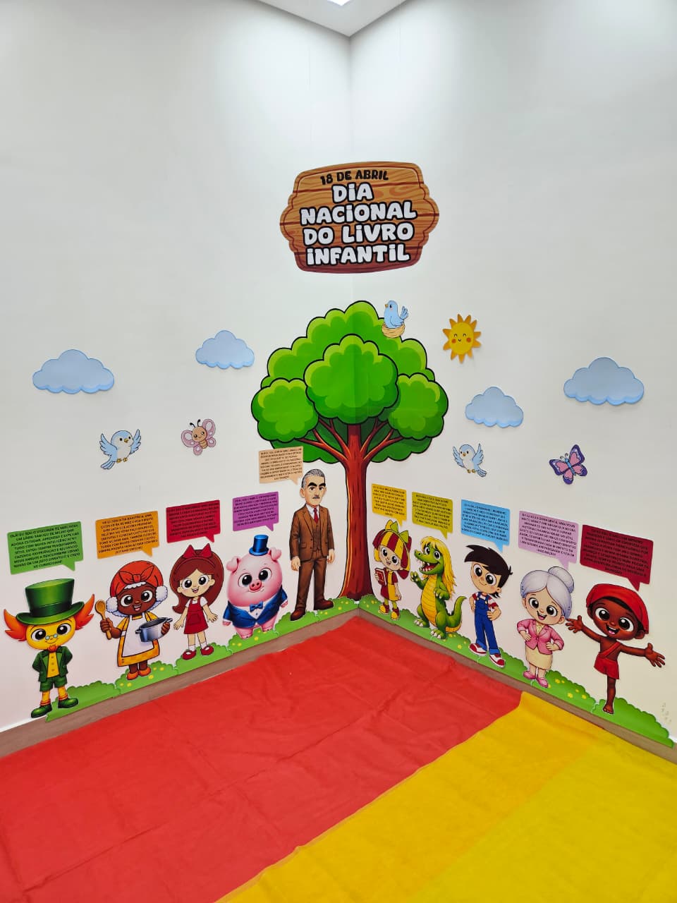 EXPOSIÇÃO DIA DO LIVRO - CANTINHO DA LEITURA - Imagem 3