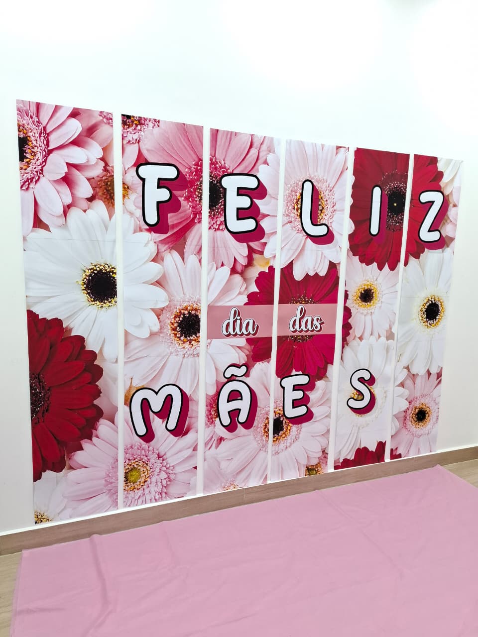 PAINEL COLUNAS DE MARGARIDAS - DIA DAS MÃES - Imagem 6