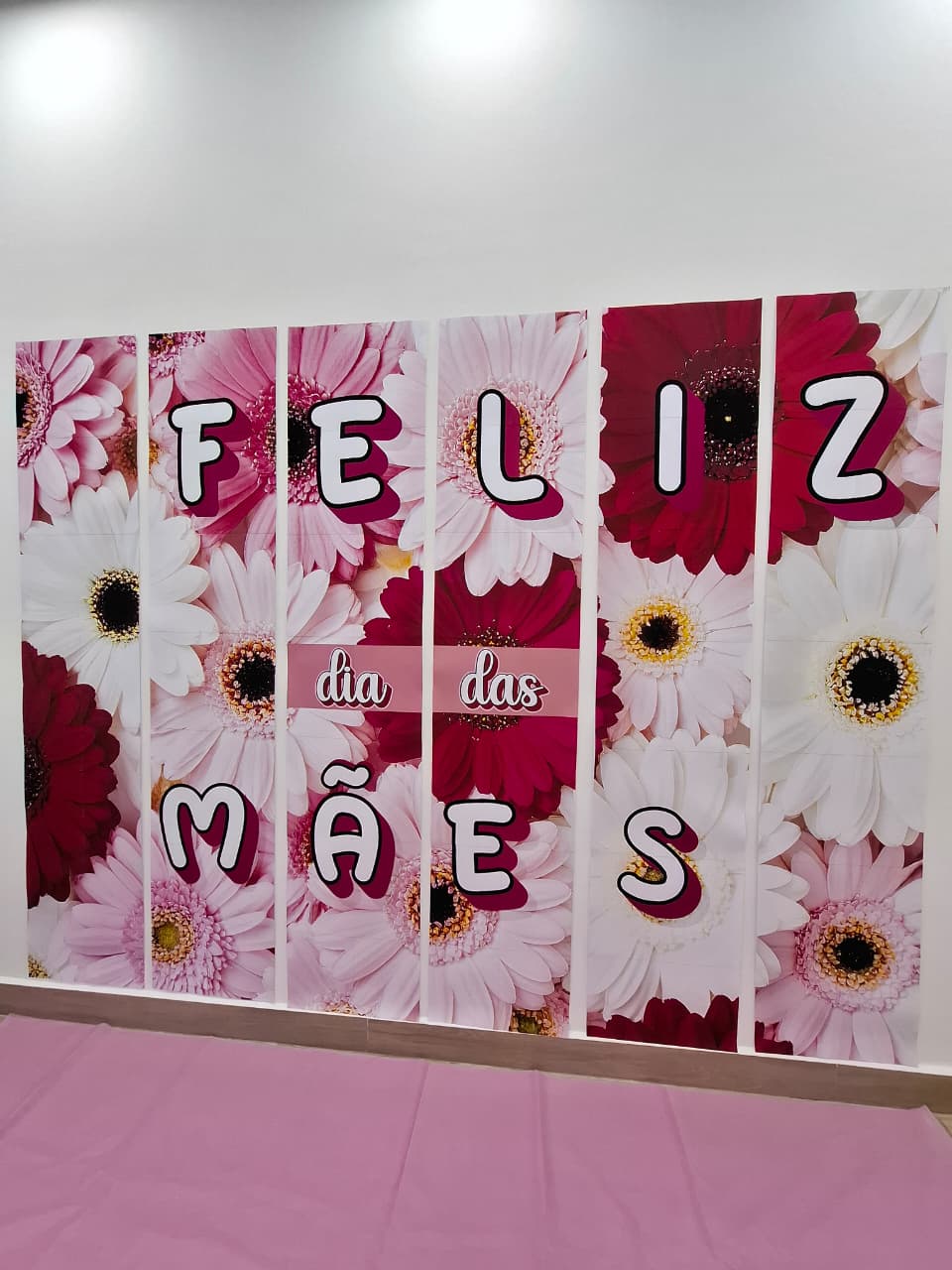 PAINEL COLUNAS DE MARGARIDAS - DIA DAS MÃES - Imagem 3