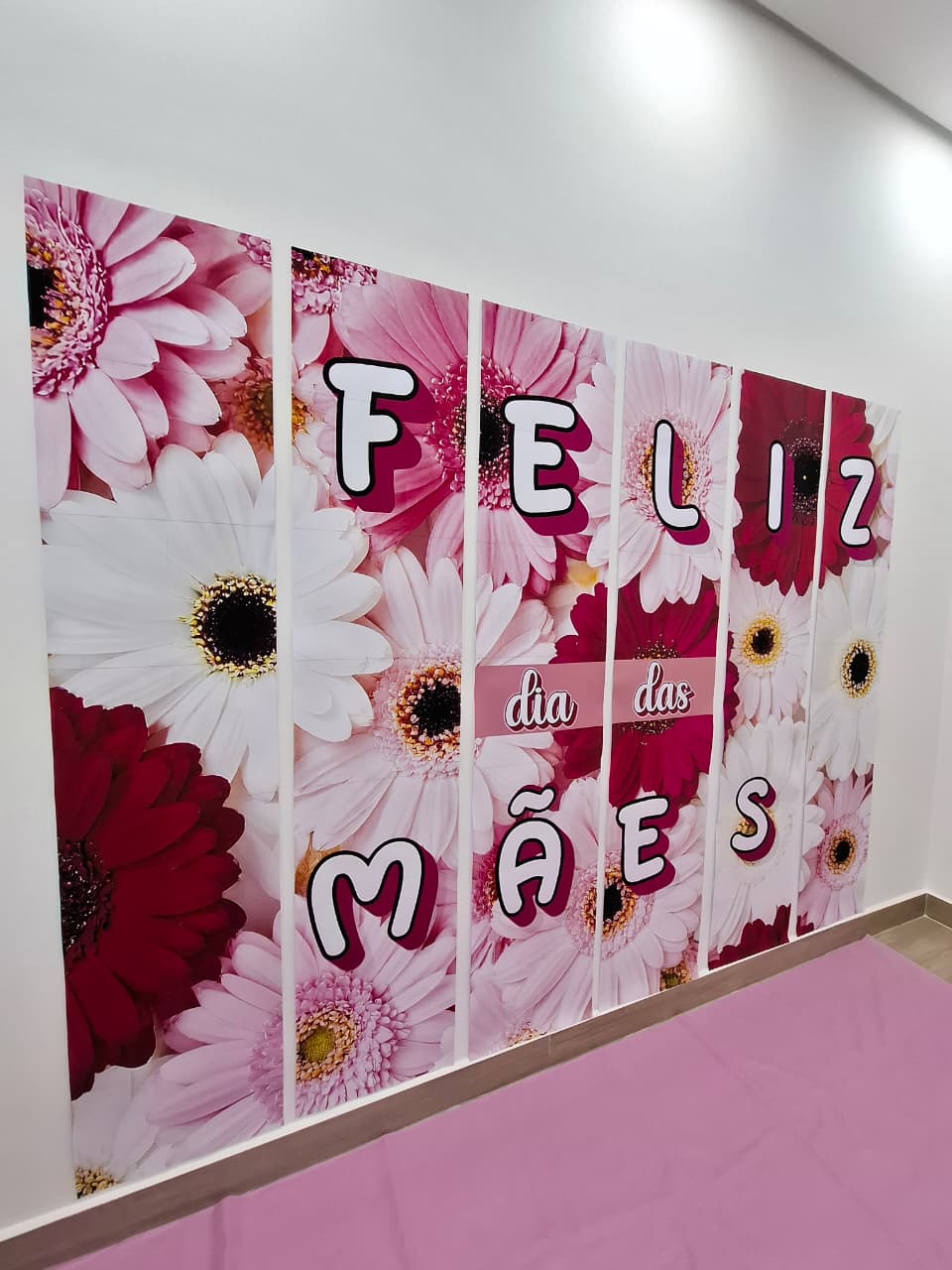 PAINEL COLUNAS DE MARGARIDAS - DIA DAS MÃES - Imagem 4