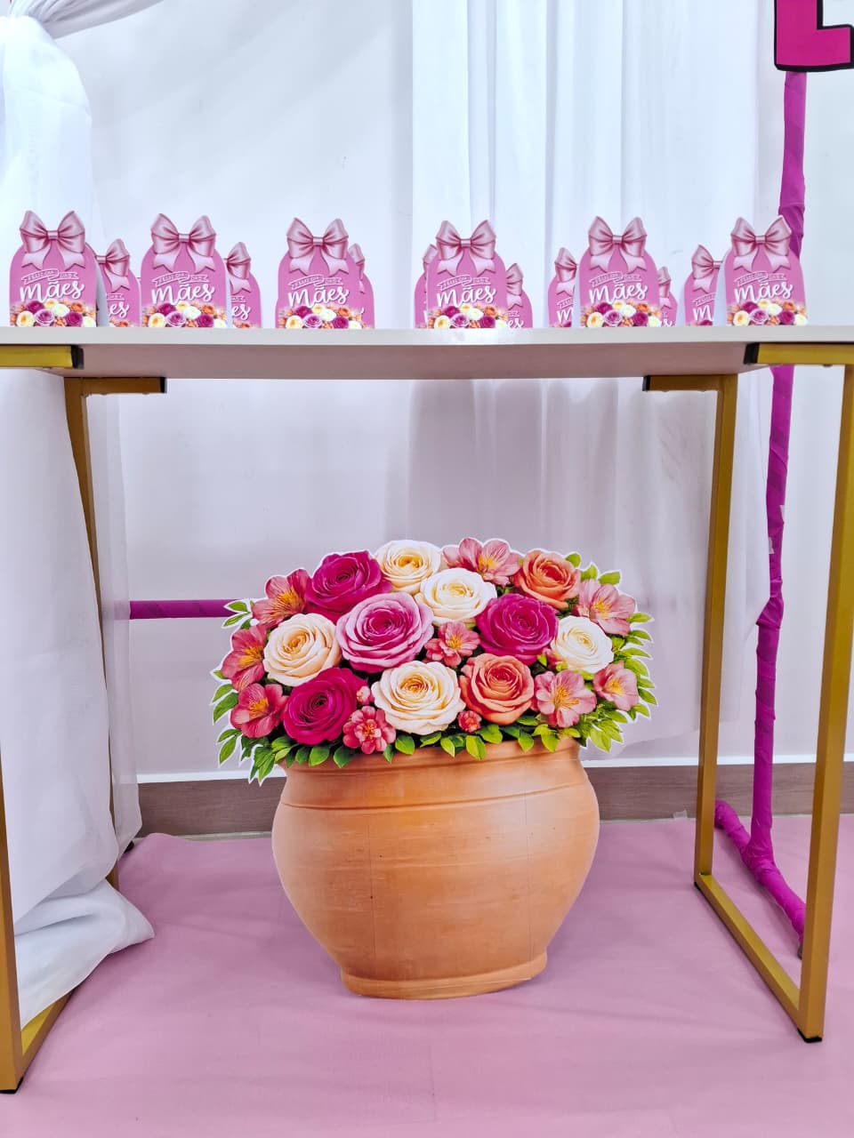 DECORAÇÃO PARA PORTAL FLORIDO E LEMBRANCINHA - DIA DAS MÃES - Imagem 7