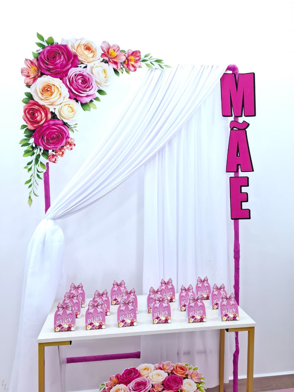 DECORAÇÃO PARA PORTAL FLORIDO E LEMBRANCINHA - DIA DAS MÃES - Imagem 8