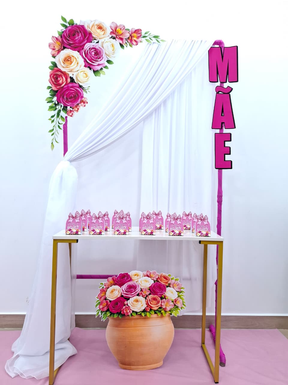 DECORAÇÃO PARA PORTAL FLORIDO E LEMBRANCINHA - DIA DAS MÃES - Imagem 9