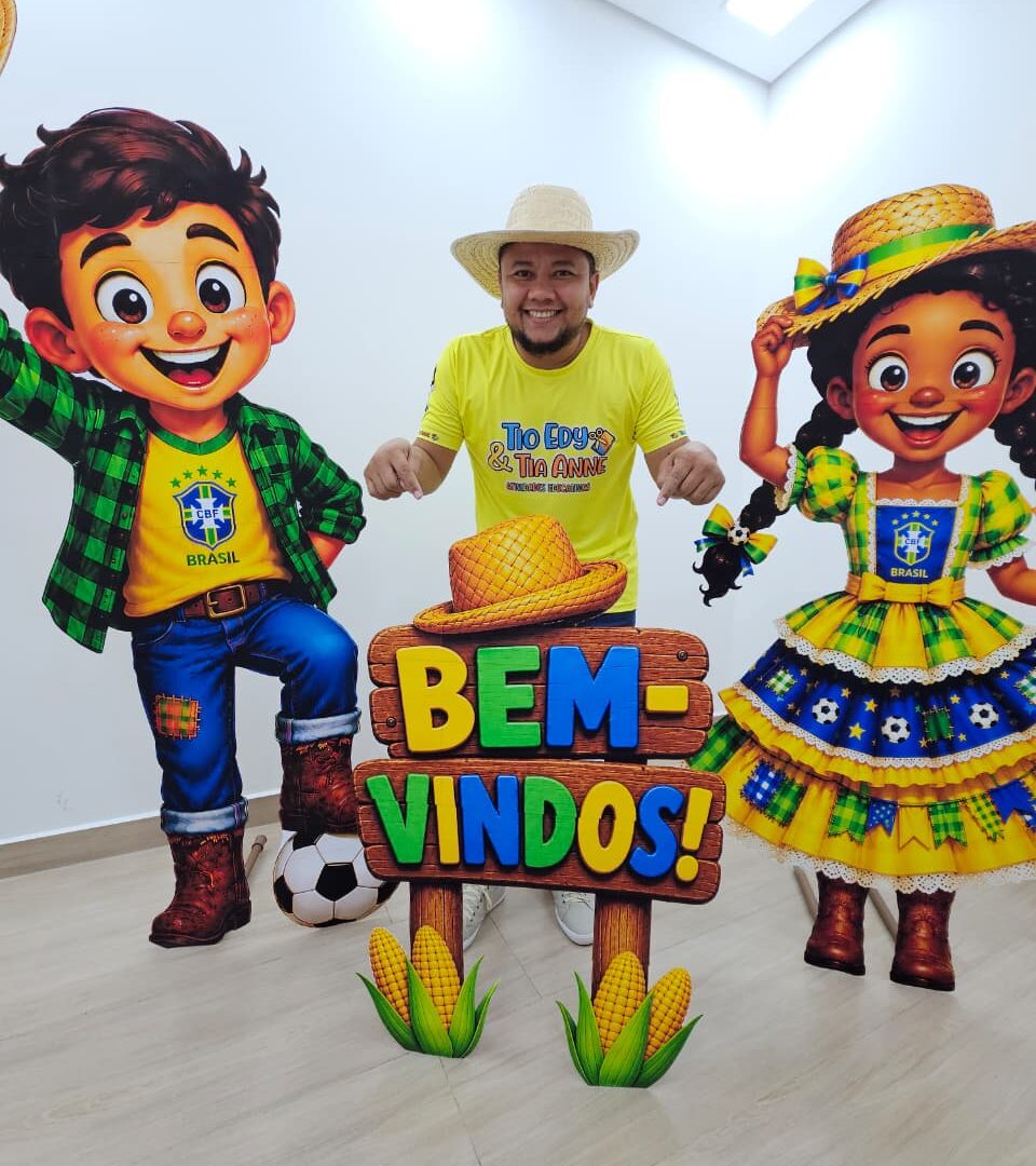 TOTENS GIGANTE - MENINO/MENINA/PLACA - JUNINA - COPA
