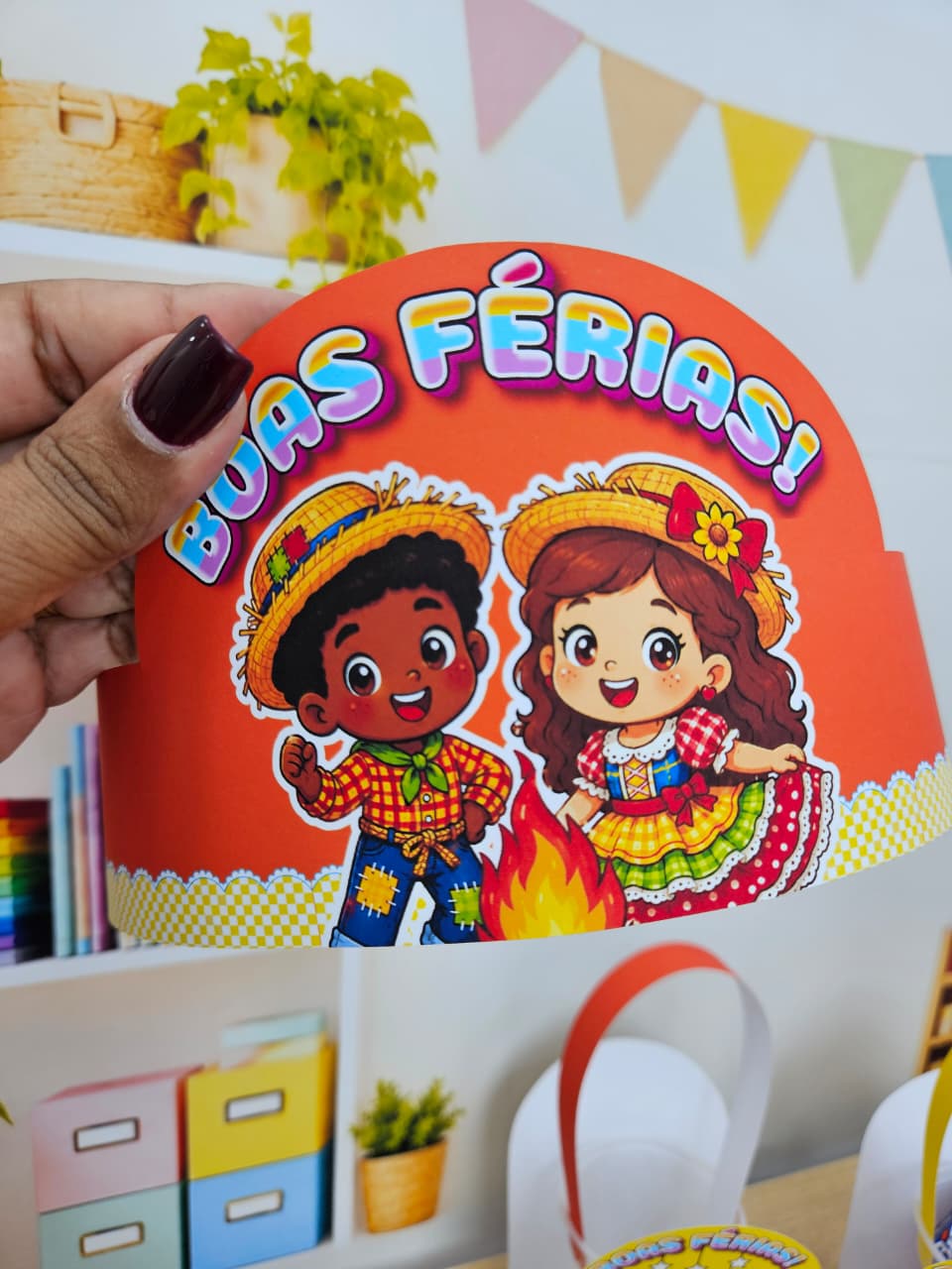 FÉRIAS E FESTA JUNINA - COROA E LEMBRANCINHA - Imagem 7