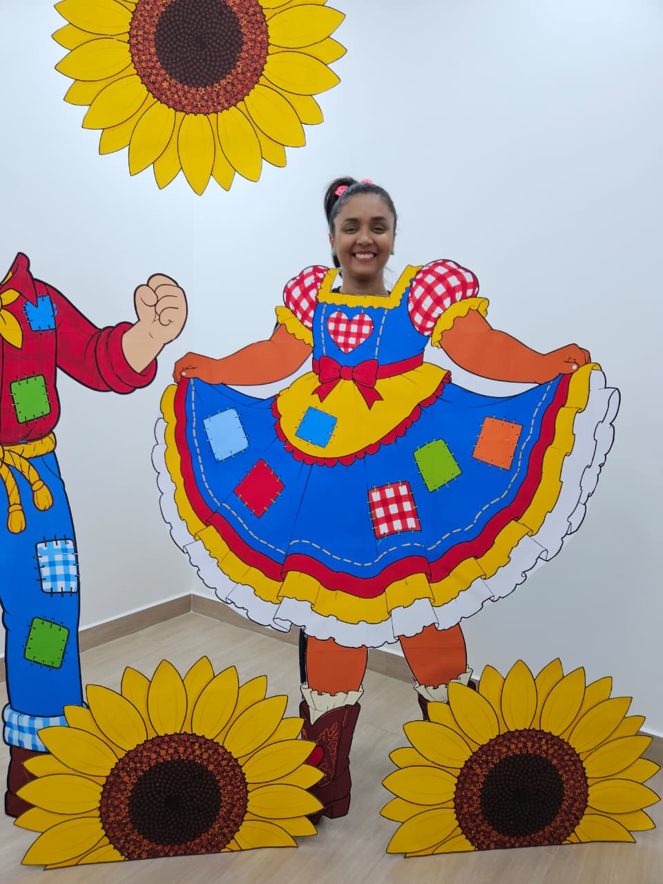TOTENS PARA FOTOS MENINO E MENINA - GIRASSOL - Imagem 14