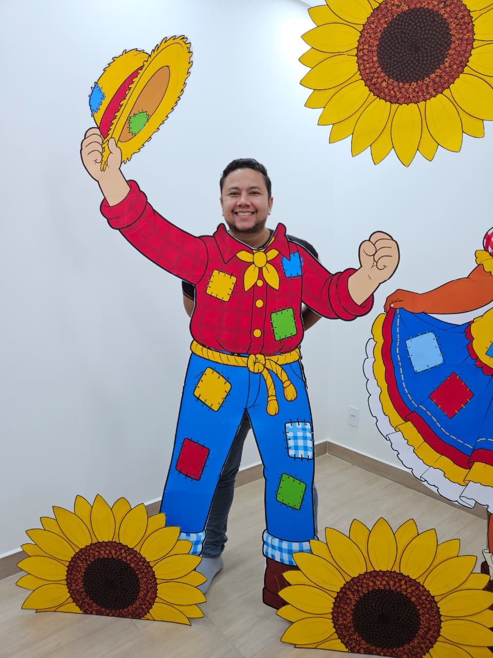 TOTENS PARA FOTOS MENINO E MENINA - GIRASSOL - Imagem 7