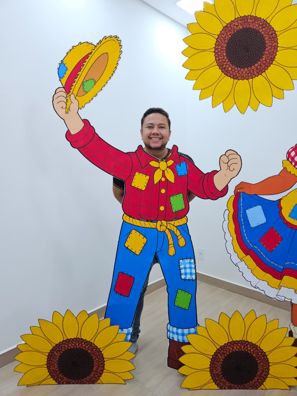TOTENS PARA FOTOS MENINO E MENINA - GIRASSOL - Imagem 4