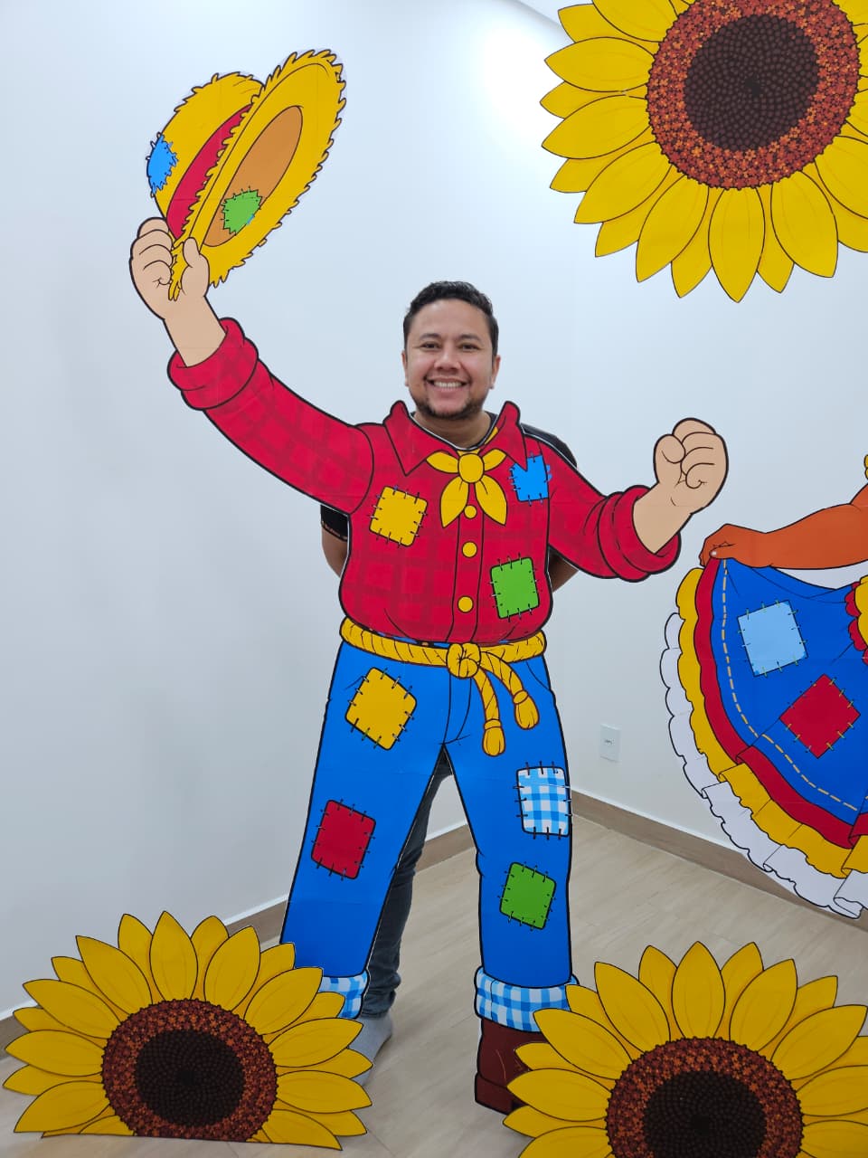 TOTENS PARA FOTOS MENINO E MENINA - GIRASSOL - Imagem 3