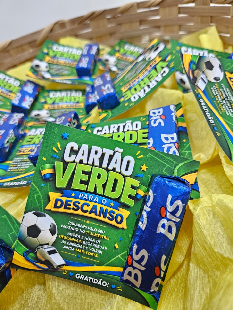 FINAL DO 1º TEMPO - EQUIPE- CARTAZ, LEMBRANCINHA E CESTA - Imagem 8