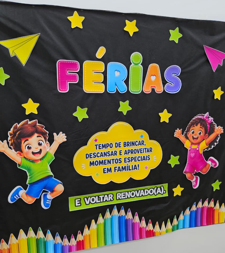 PAINEL FÉRIAS - TEMPO DE BRINCAR