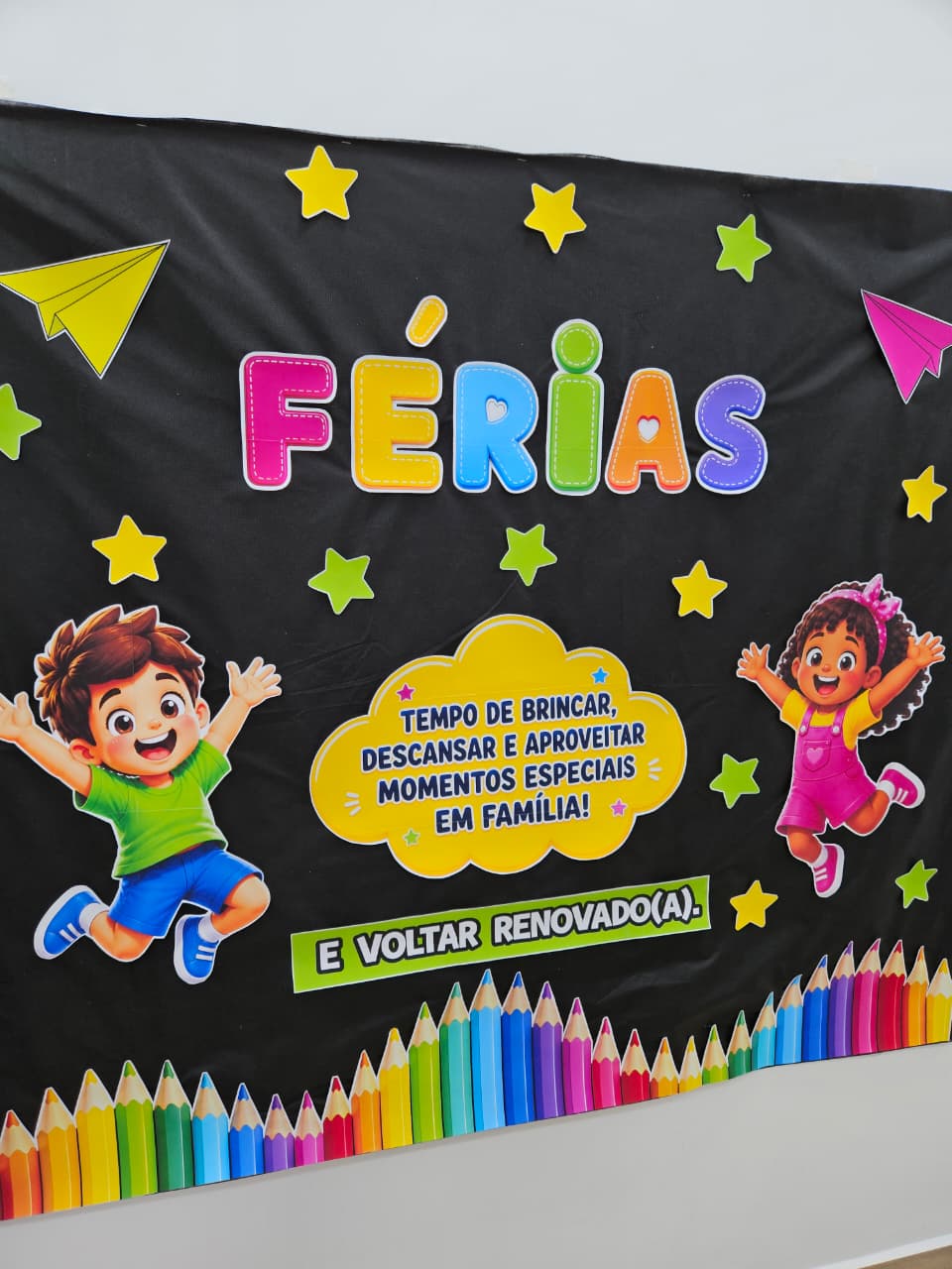 PAINEL FÉRIAS - TEMPO DE BRINCAR