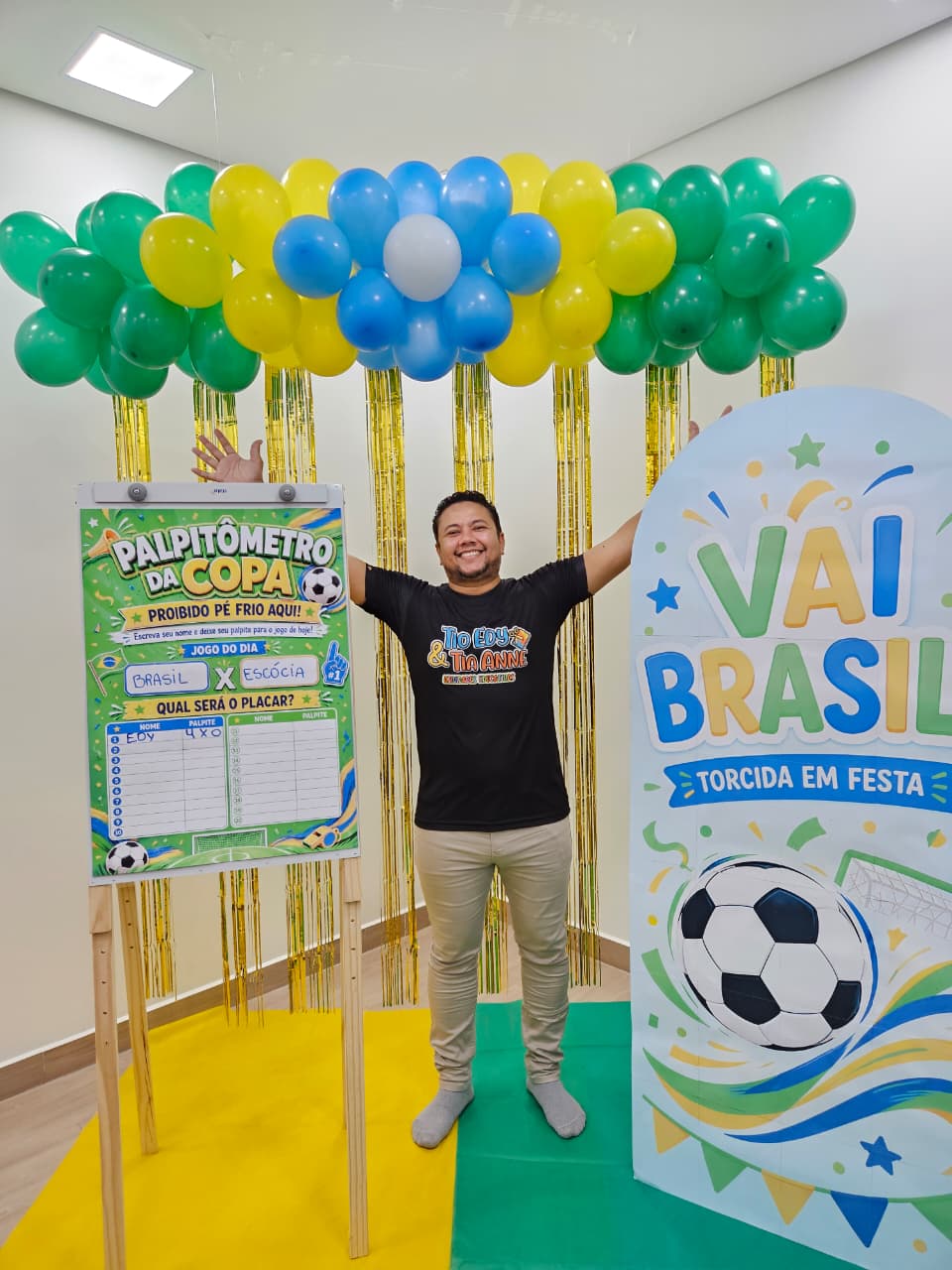 PAINEL ROMANO VAI BRASIL E CARTAZ PALPITÔMETRO - Imagem 4