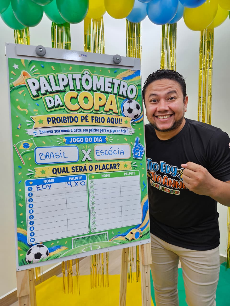 PAINEL ROMANO VAI BRASIL E CARTAZ PALPITÔMETRO - Imagem 8