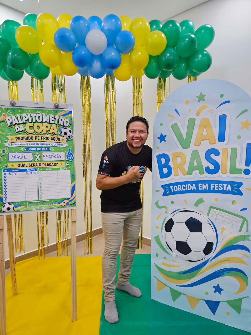 PAINEL ROMANO VAI BRASIL E CARTAZ PALPITÔMETRO - Imagem 9