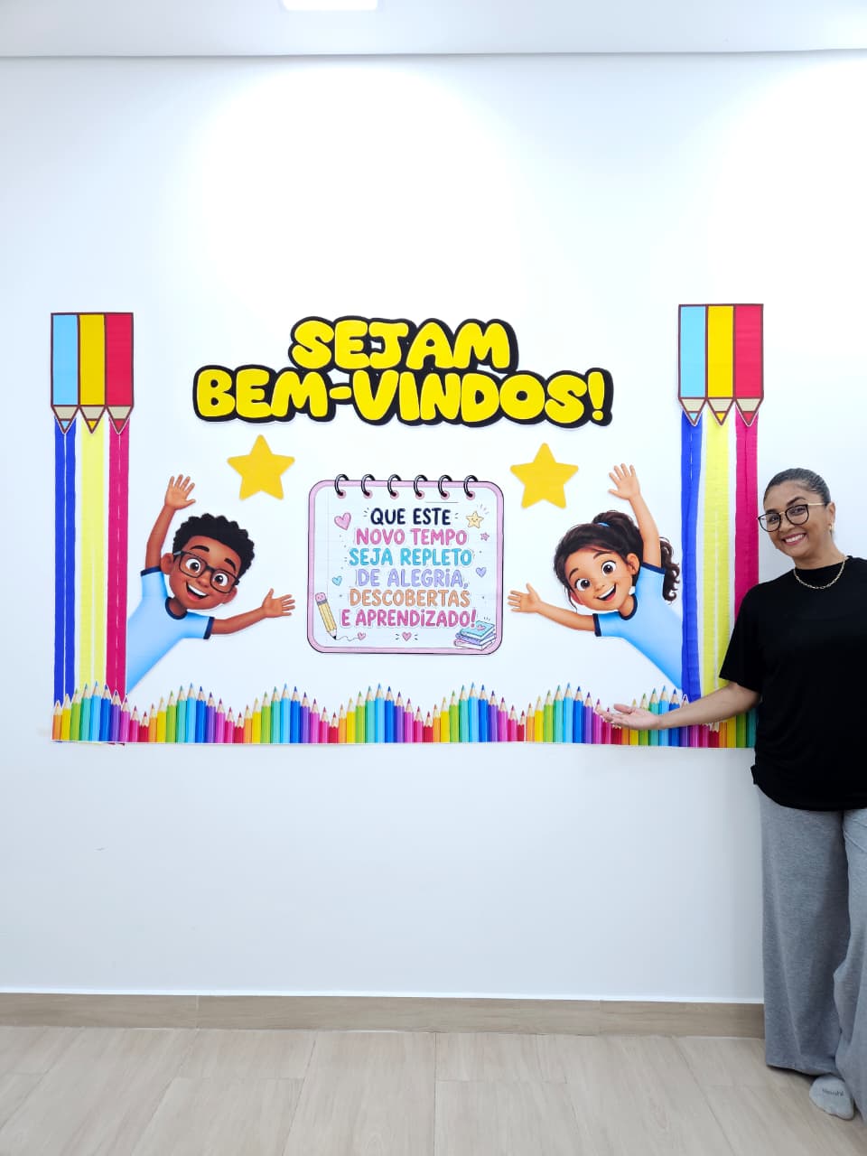 PAINEL VOLTA AS AULAS NOVO TEMPO