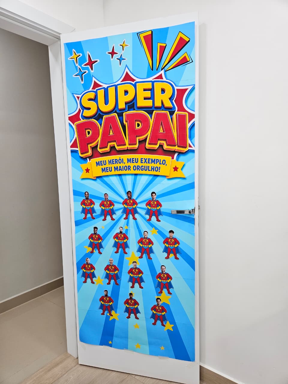CARTAZ DE PORTA - SUPER PAPAI - Imagem 6