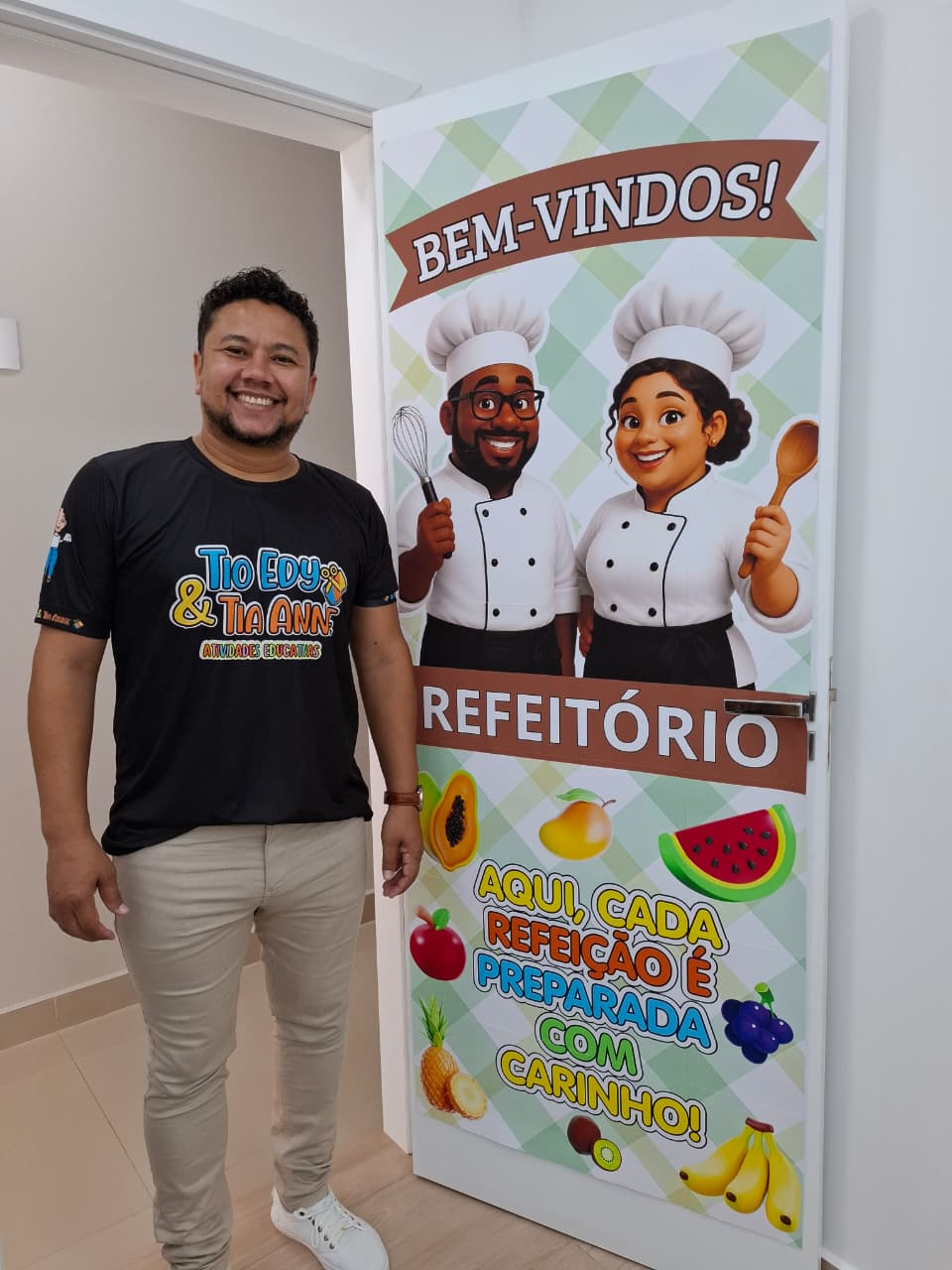 CARTAZ DE PORTA - REFEITÓRIO