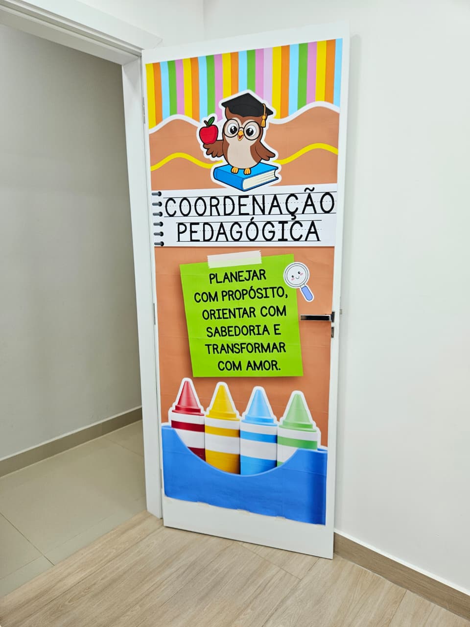 CARTAZ DE PORTA - COORDENAÇÃO PEDAGÓGICA - Imagem 9