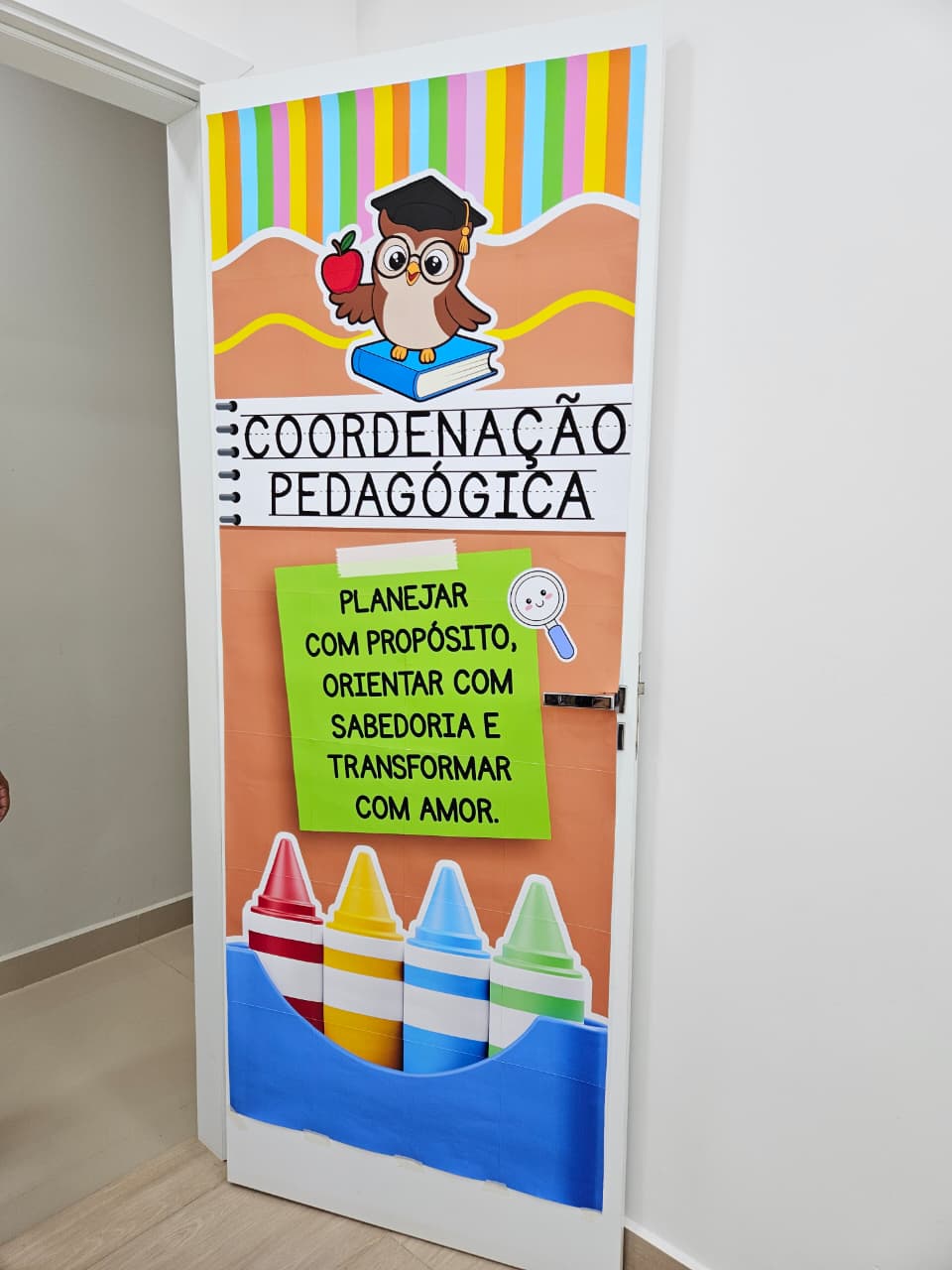 CARTAZ DE PORTA - COORDENAÇÃO PEDAGÓGICA - Imagem 8