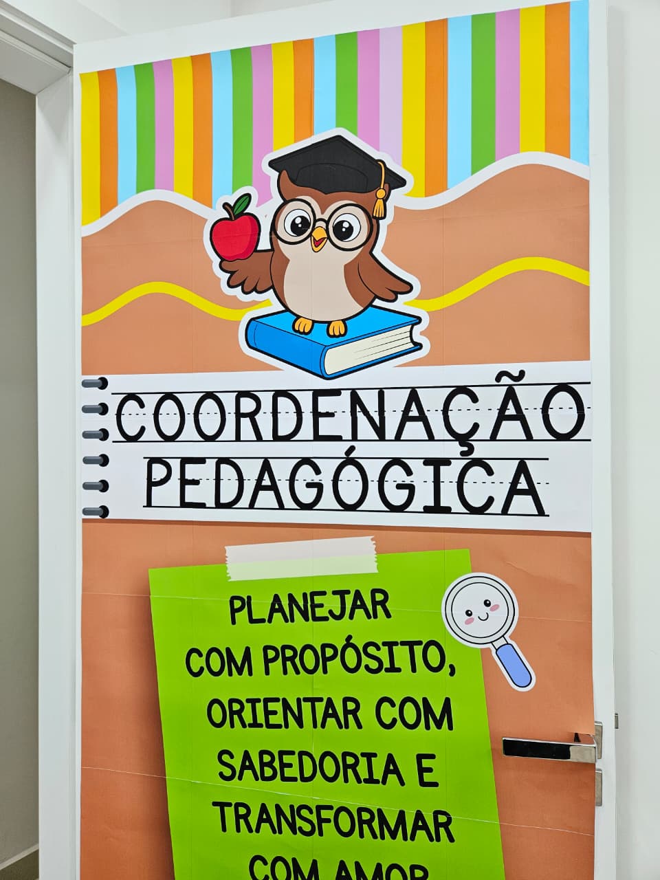 CARTAZ DE PORTA - COORDENAÇÃO PEDAGÓGICA - Imagem 6