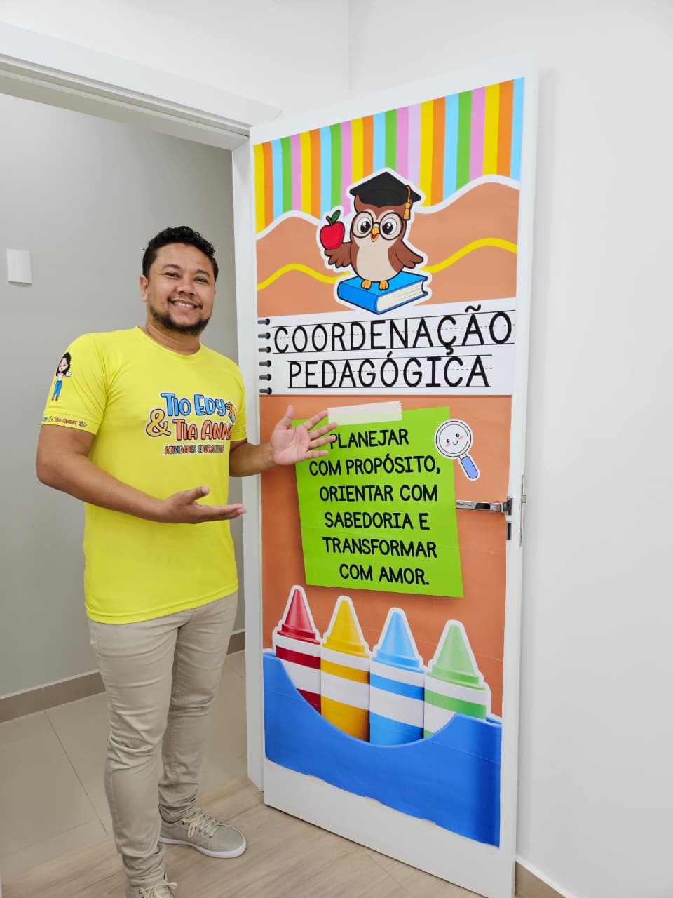 CARTAZ DE PORTA - COORDENAÇÃO PEDAGÓGICA - Imagem 5