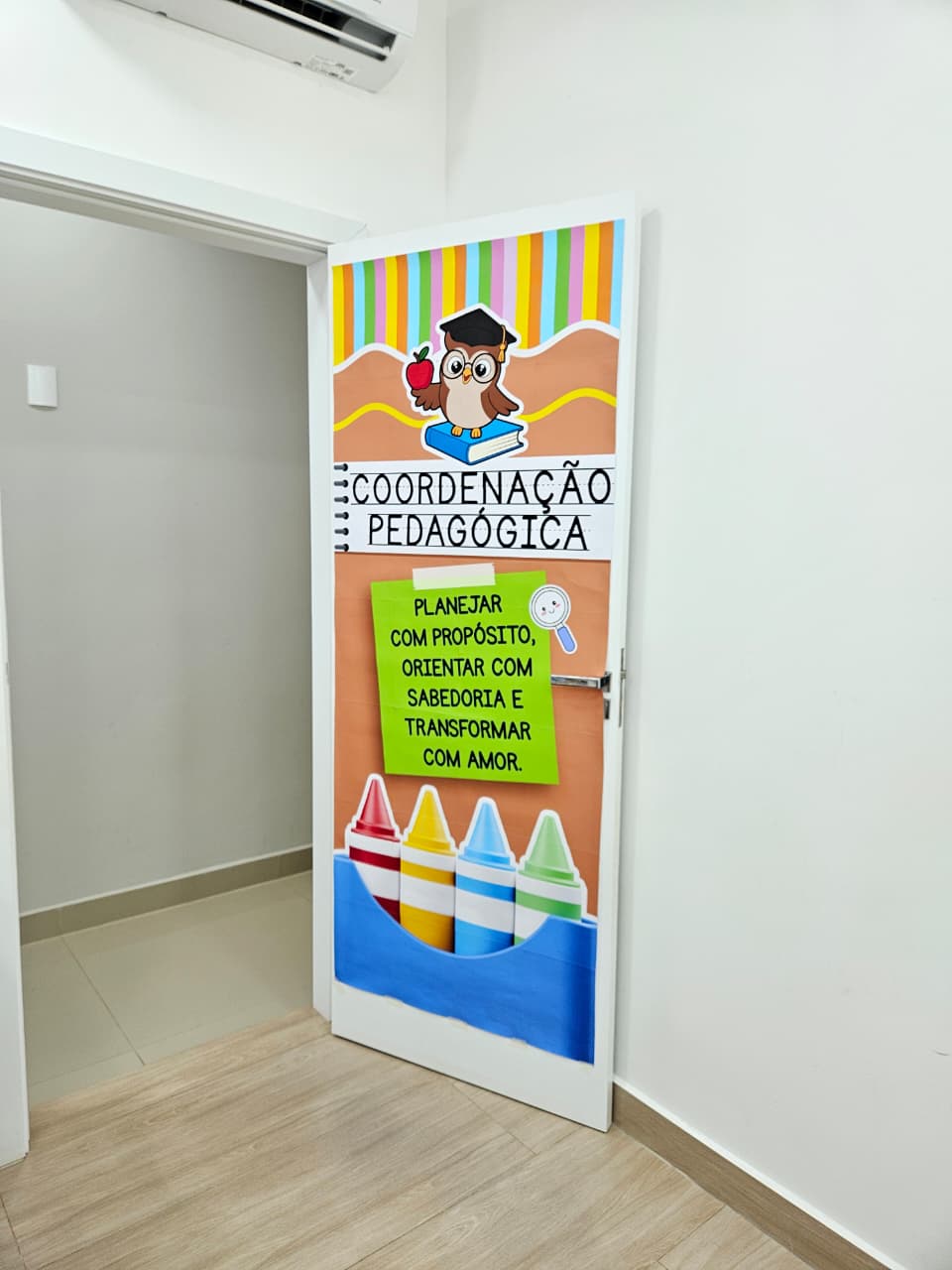CARTAZ DE PORTA - COORDENAÇÃO PEDAGÓGICA - Imagem 4