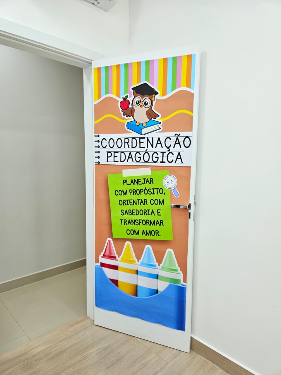 CARTAZ DE PORTA - COORDENAÇÃO PEDAGÓGICA - Imagem 7