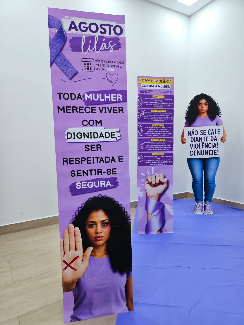 AGOSTO LILÁS - FAIXAS E TOTEM DE MULHER - Imagem 5