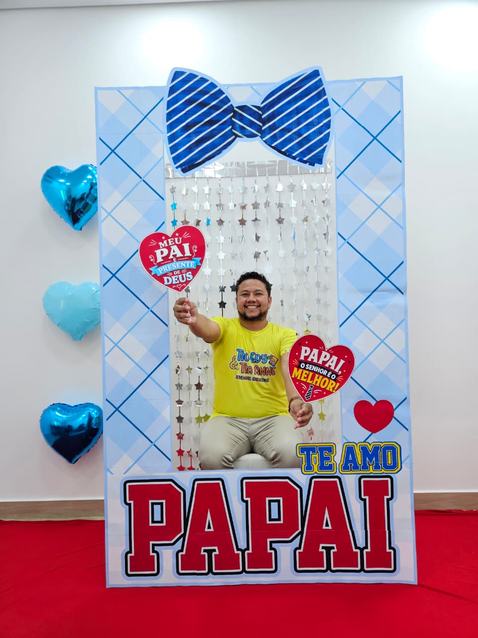 MOLDURA GIGANTE E PLAQUINHAS TE AMO PAPAI - Imagem 11