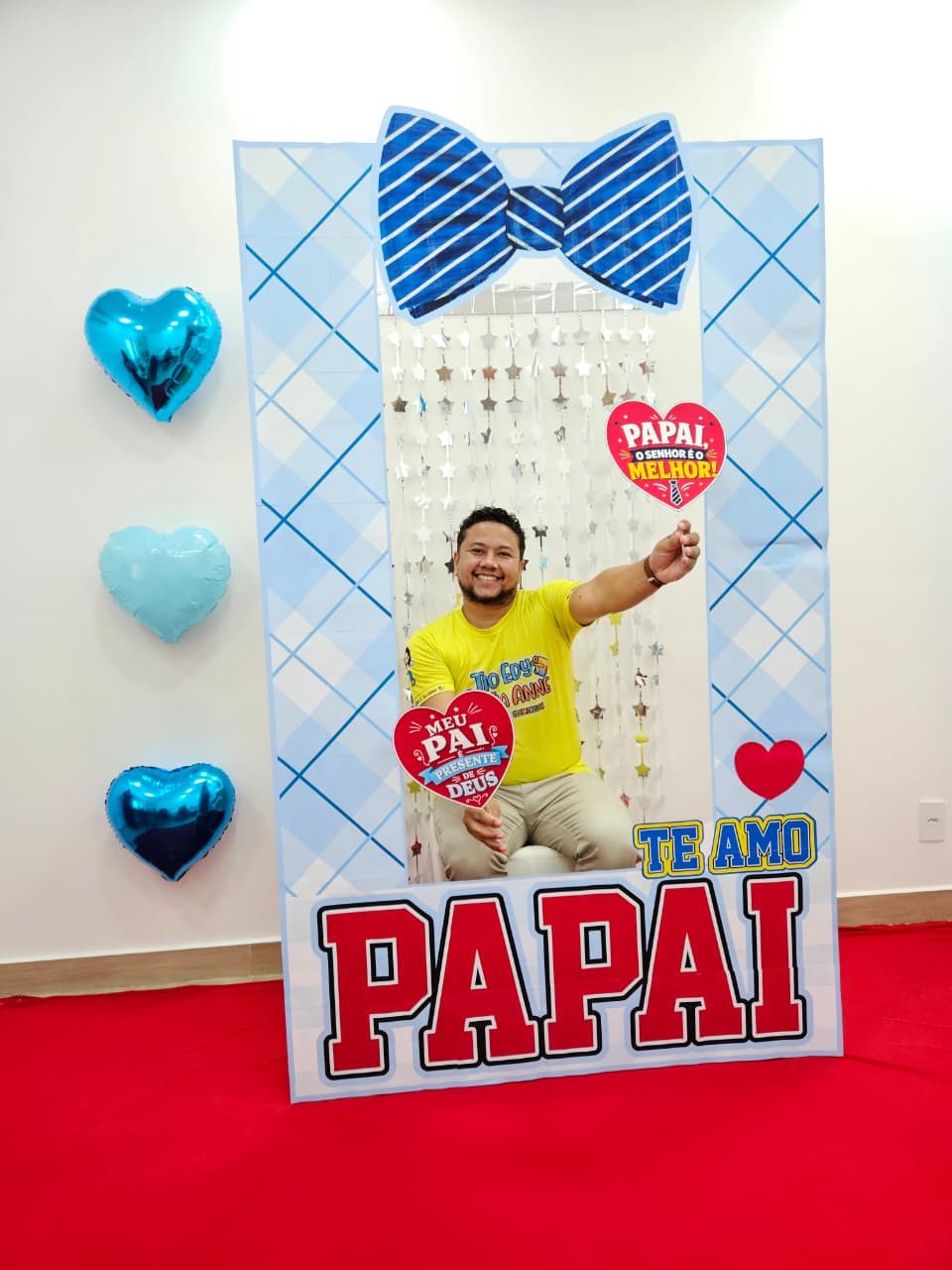 MOLDURA GIGANTE E PLAQUINHAS TE AMO PAPAI - Imagem 9
