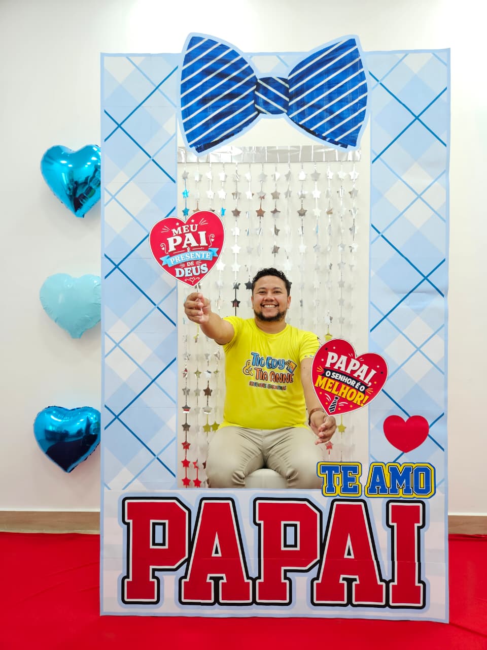 MOLDURA GIGANTE E PLAQUINHAS TE AMO PAPAI - Imagem 10