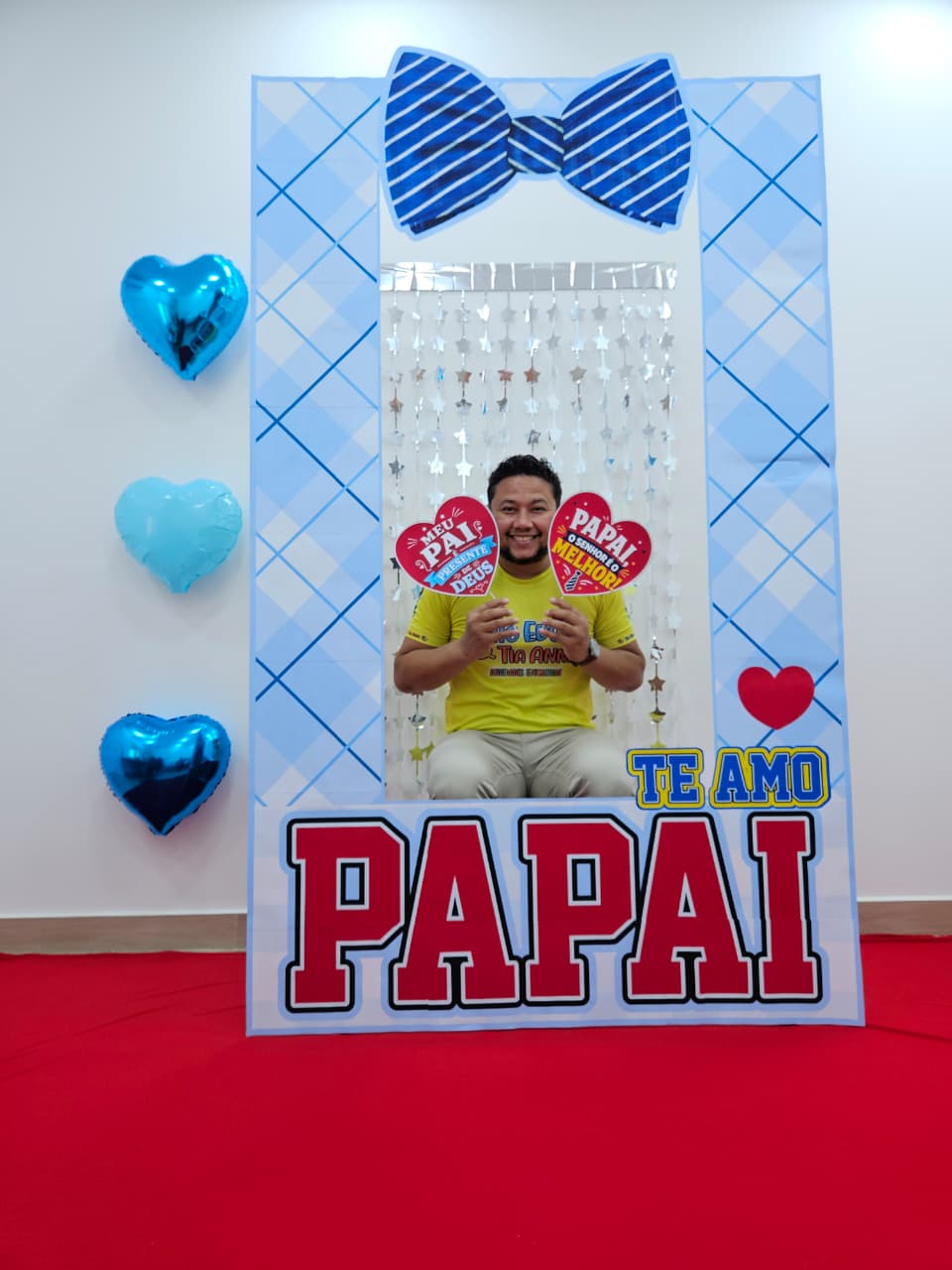 MOLDURA GIGANTE E PLAQUINHAS TE AMO PAPAI - Imagem 5