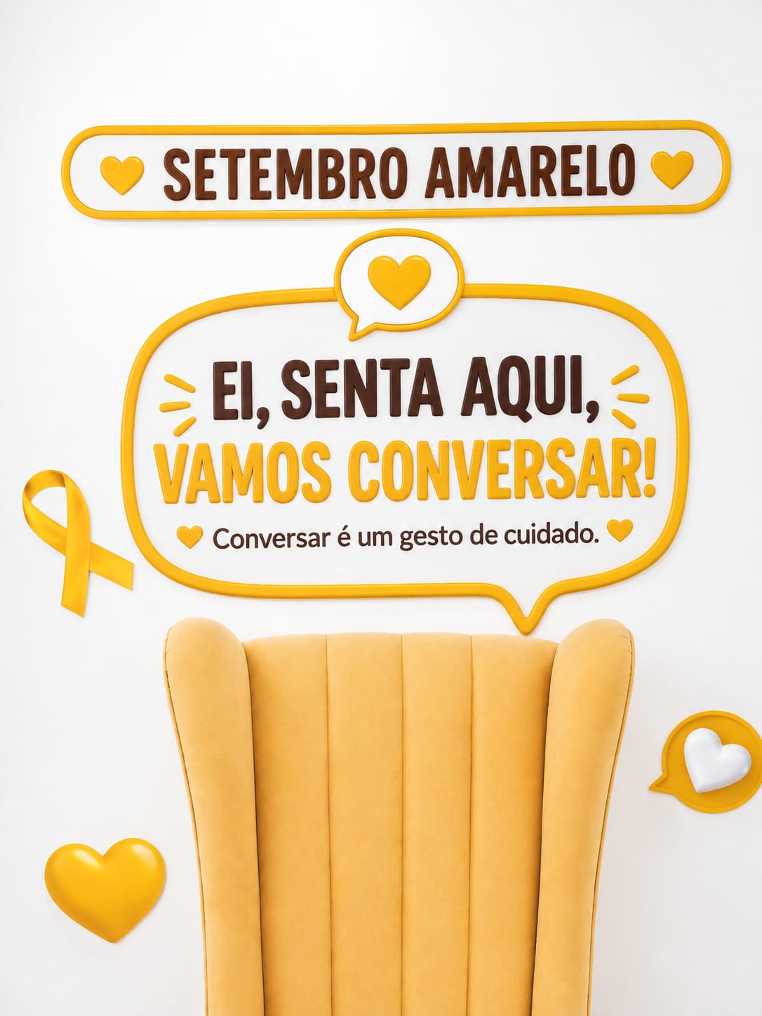 POLTRONA SETEMBRO AMARELO - Imagem 2