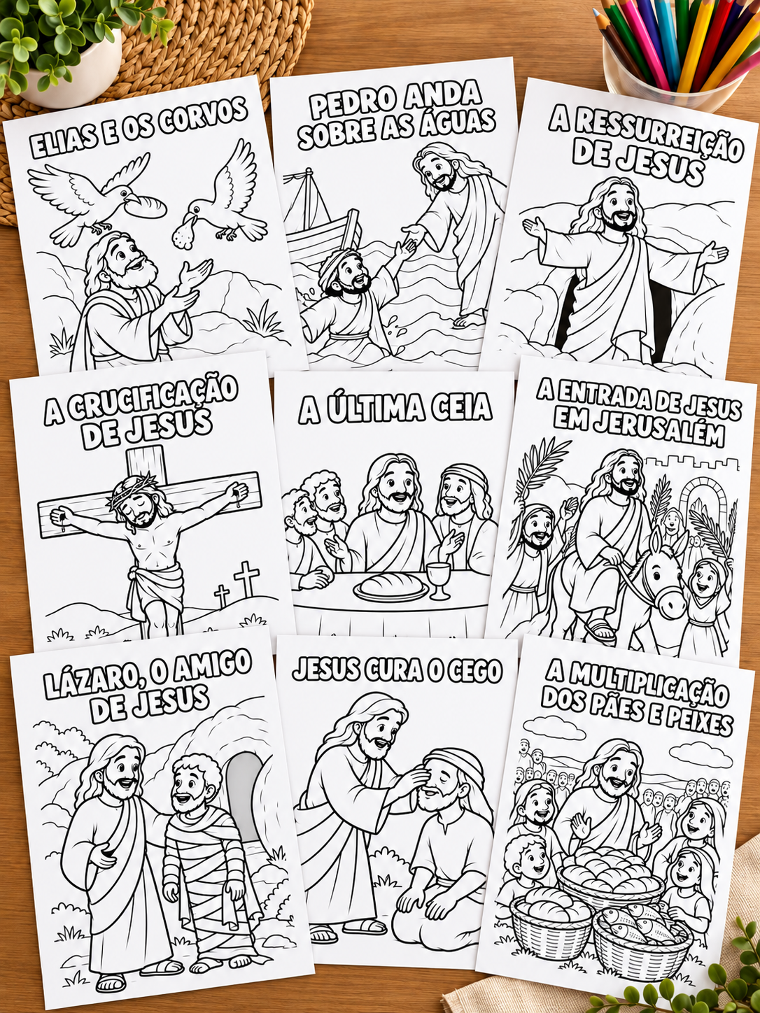 DESENHOS BÍBLICOS PARA COLORIR - Imagem 9