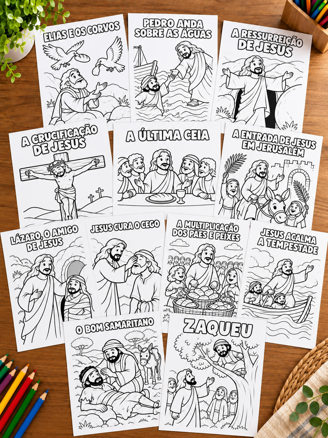 DESENHOS BÍBLICOS PARA COLORIR - Imagem 6