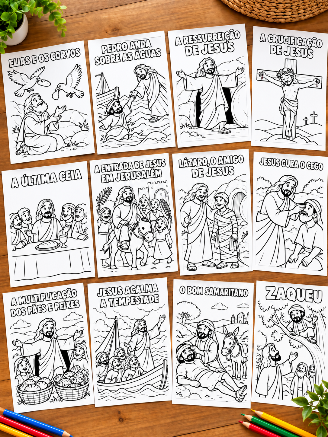 DESENHOS BÍBLICOS PARA COLORIR - Imagem 7