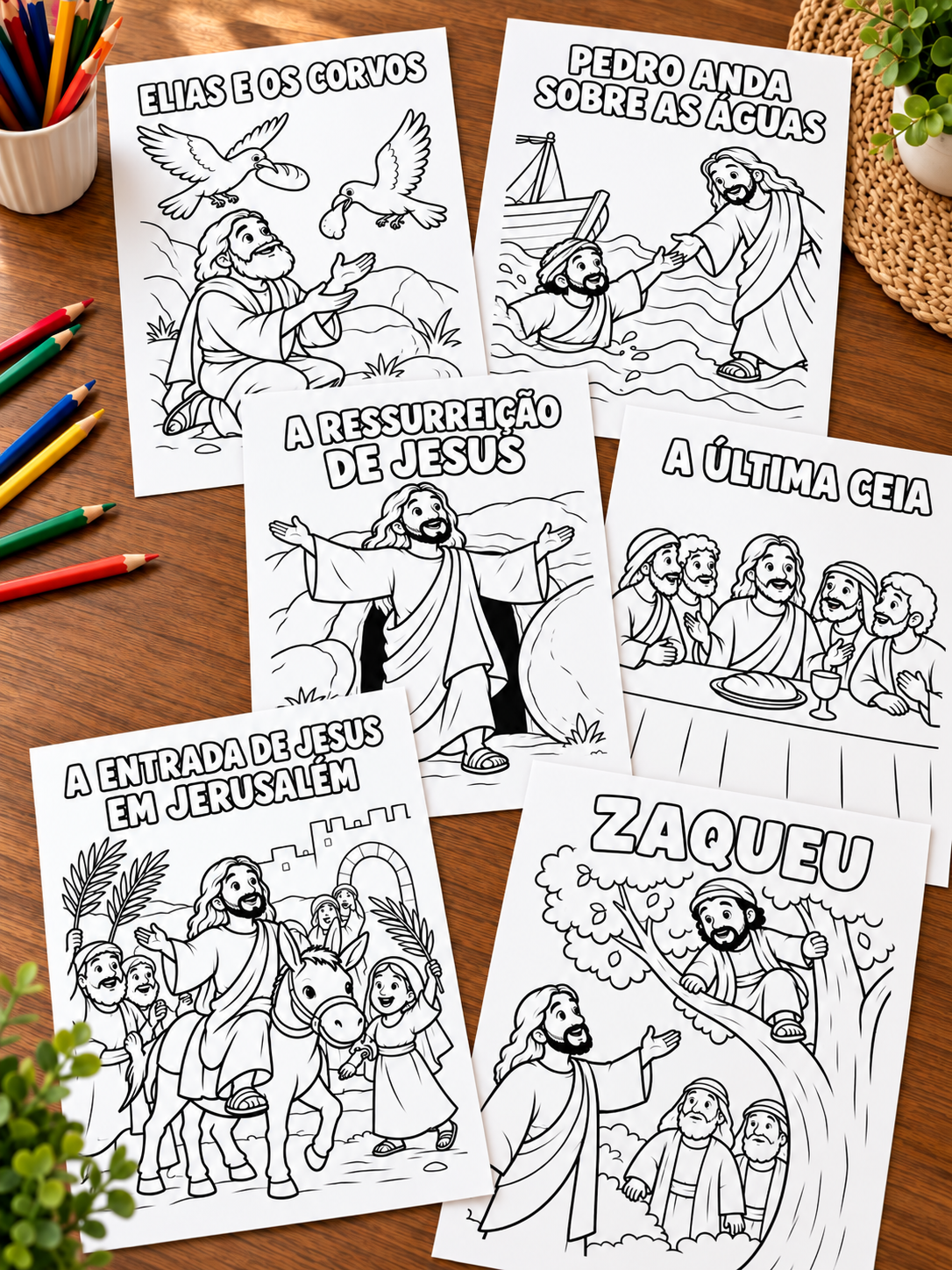 DESENHOS BÍBLICOS PARA COLORIR - Imagem 5
