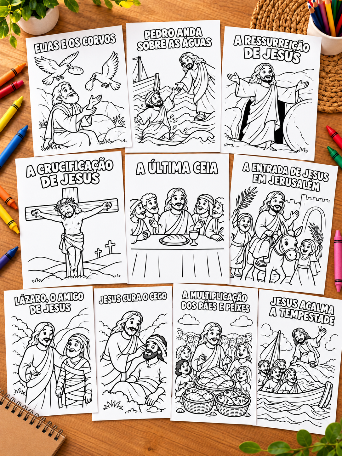 DESENHOS BÍBLICOS PARA COLORIR - Imagem 3