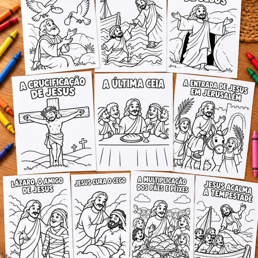 DESENHOS BÍBLICOS PARA COLORIR